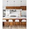 Z-Lite Carnaby Pendant, 3-Light, 10 In.W x 12 In.H, Matte Black/Clear Ribbed 7504P10-MB - alternate 2